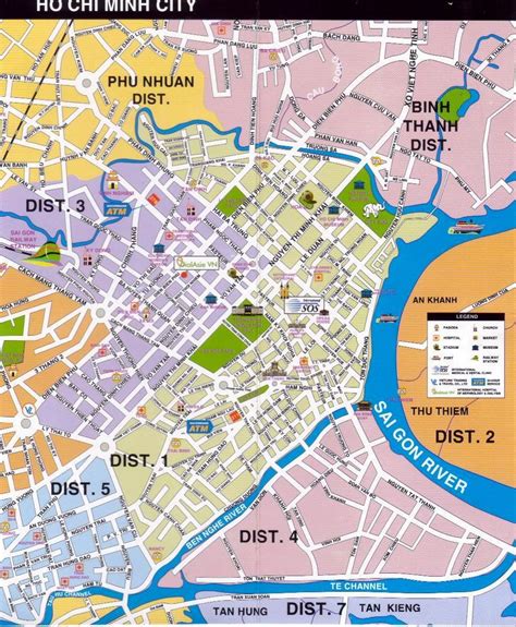 ho chi minh city district map|ho chi minh city attractions.